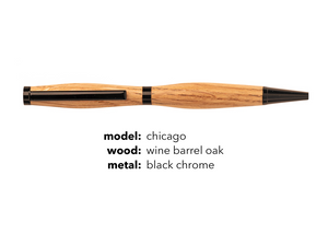 Chicago in Wine Barrel Oak