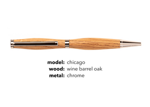 Chicago in Wine Barrel Oak